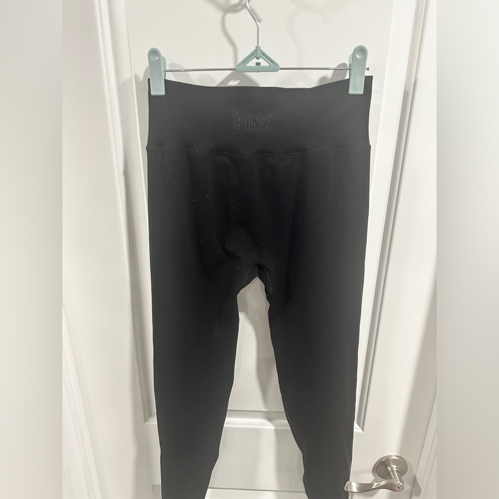Victoria’s Secret PINK Active Seamless Black Leggings - Picture 7 of 11